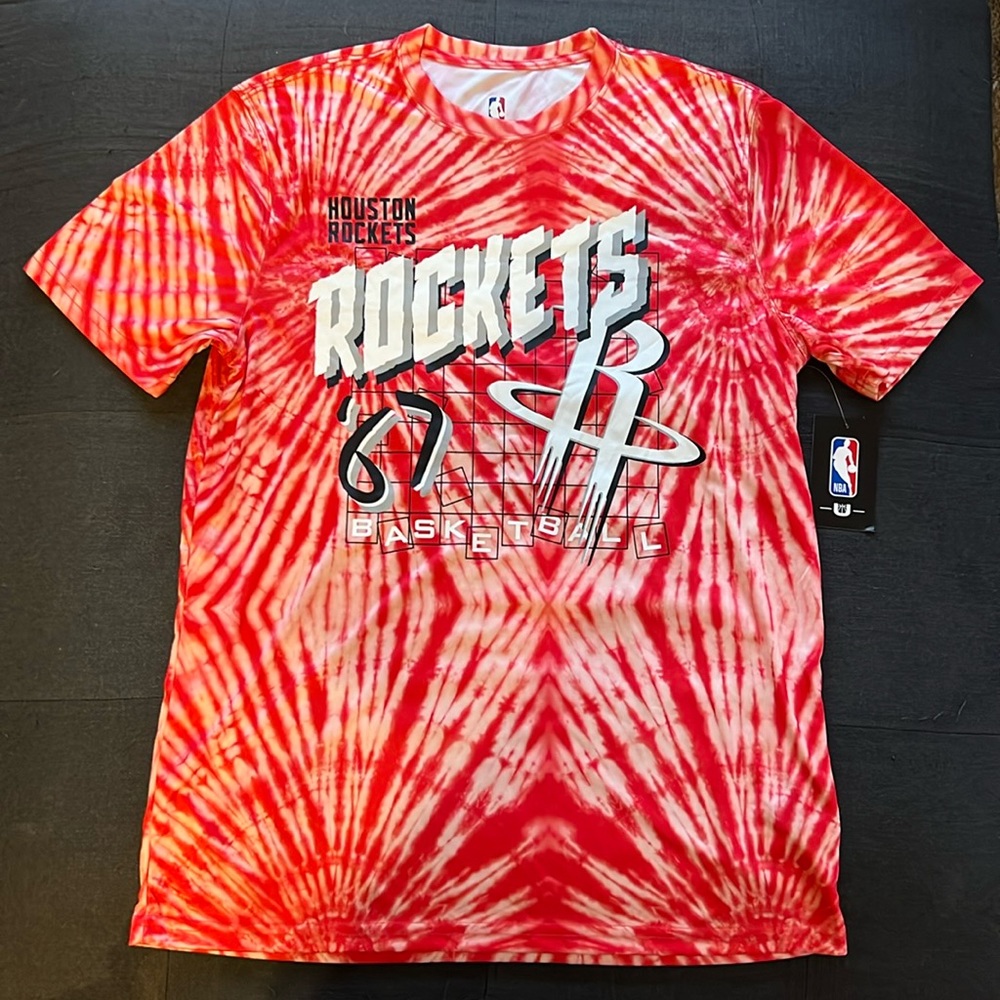 Tie-Dye Houston rockets t shirt